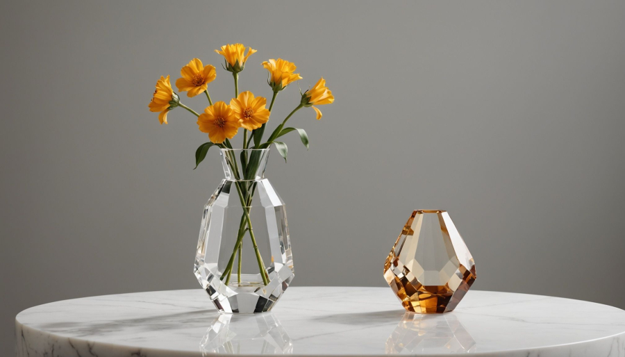 Un oggetto di design unico: l'eleganza del vaso cristallo soliflore